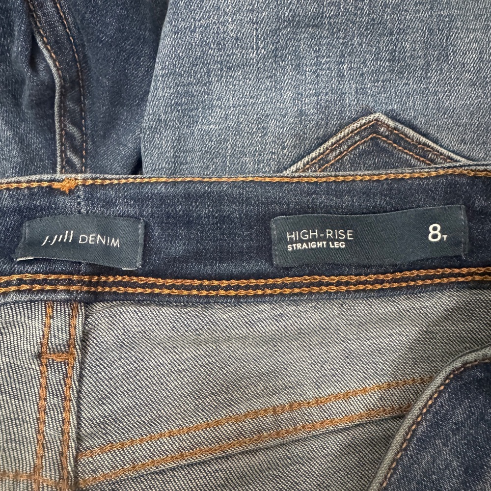 J Jill Cropped Denim 8 Tall - Picture 3 of 4